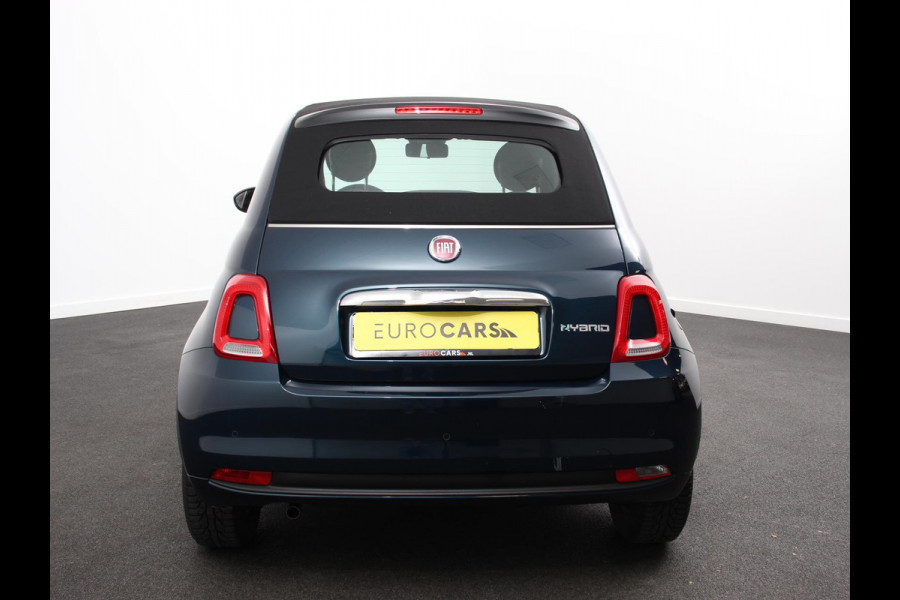 Fiat 500C 1.0 Hybrid Vita Cabrio Airco LED Parkeersensoren achter Cruise control Radio Apple Carplay/ Android Auto