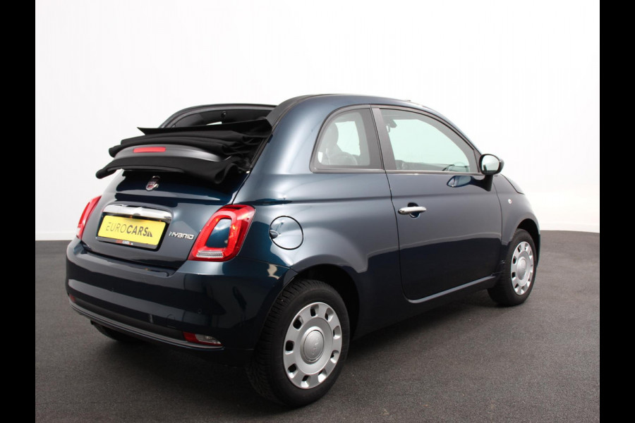Fiat 500C 1.0 Hybrid Vita Cabrio Airco LED Parkeersensoren achter Cruise control Radio Apple Carplay/ Android Auto