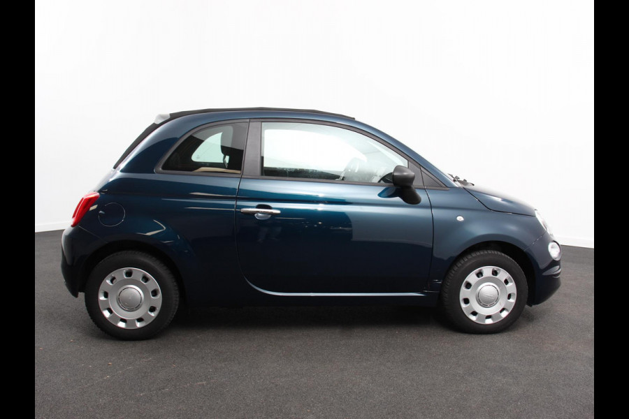 Fiat 500C 1.0 Hybrid Vita Cabrio Airco LED Parkeersensoren achter Cruise control Radio Apple Carplay/ Android Auto