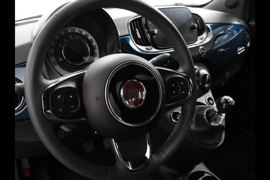 Fiat 500C 1.0 Hybrid Vita Cabrio Airco LED Parkeersensoren achter Cruise control Radio Apple Carplay/ Android Auto