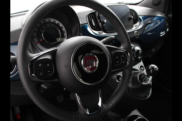 Fiat 500C 1.0 Hybrid Vita Cabrio Airco LED Parkeersensoren achter Cruise control Radio Apple Carplay/ Android Auto