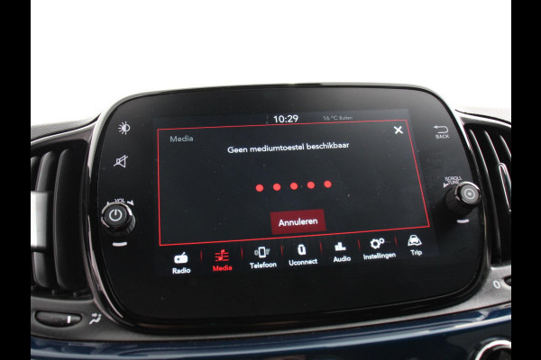 Fiat 500C 1.0 Hybrid Vita Cabrio Airco LED Parkeersensoren achter Cruise control Radio Apple Carplay/ Android Auto