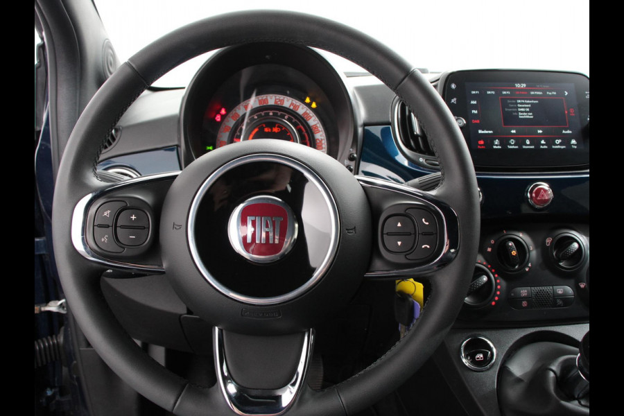 Fiat 500C 1.0 Hybrid Vita Cabrio Airco LED Parkeersensoren achter Cruise control Radio Apple Carplay/ Android Auto