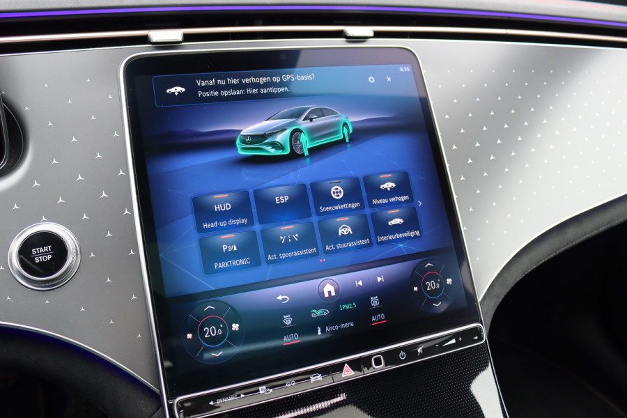 Mercedes-Benz EQS 450+ AMG Line Premium 108 kWh | Luchtvering | Achterasbesturing | Distronic+ | Trekhaak | HUD | Verwarmd Stuurwiel | Memory | Digital Light | Burmester | Stoelverwarming |