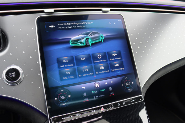Mercedes-Benz EQS 450+ AMG Line Premium 108 kWh | Luchtvering | Achterasbesturing | Distronic+ | Trekhaak | HUD | Verwarmd Stuurwiel | Memory | Digital Light | Burmester | Stoelverwarming |