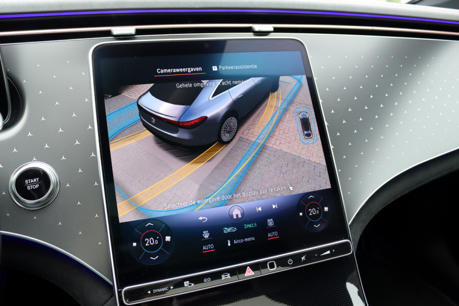 Mercedes-Benz EQS 450+ AMG Line Premium 108 kWh | Luchtvering | Achterasbesturing | Distronic+ | Trekhaak | HUD | Verwarmd Stuurwiel | Memory | Digital Light | Burmester | Stoelverwarming |