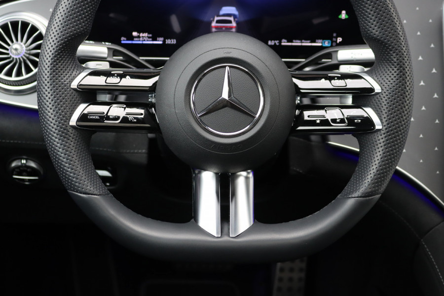 Mercedes-Benz EQS 450+ AMG Line Premium 108 kWh | Luchtvering | Achterasbesturing | Distronic+ | Trekhaak | HUD | Verwarmd Stuurwiel | Memory | Digital Light | Burmester | Stoelverwarming |