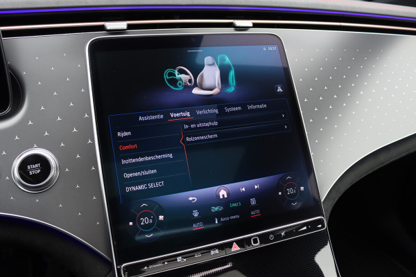 Mercedes-Benz EQS 450+ AMG Line Premium 108 kWh | Luchtvering | Achterasbesturing | Distronic+ | Trekhaak | HUD | Verwarmd Stuurwiel | Memory | Digital Light | Burmester | Stoelverwarming |