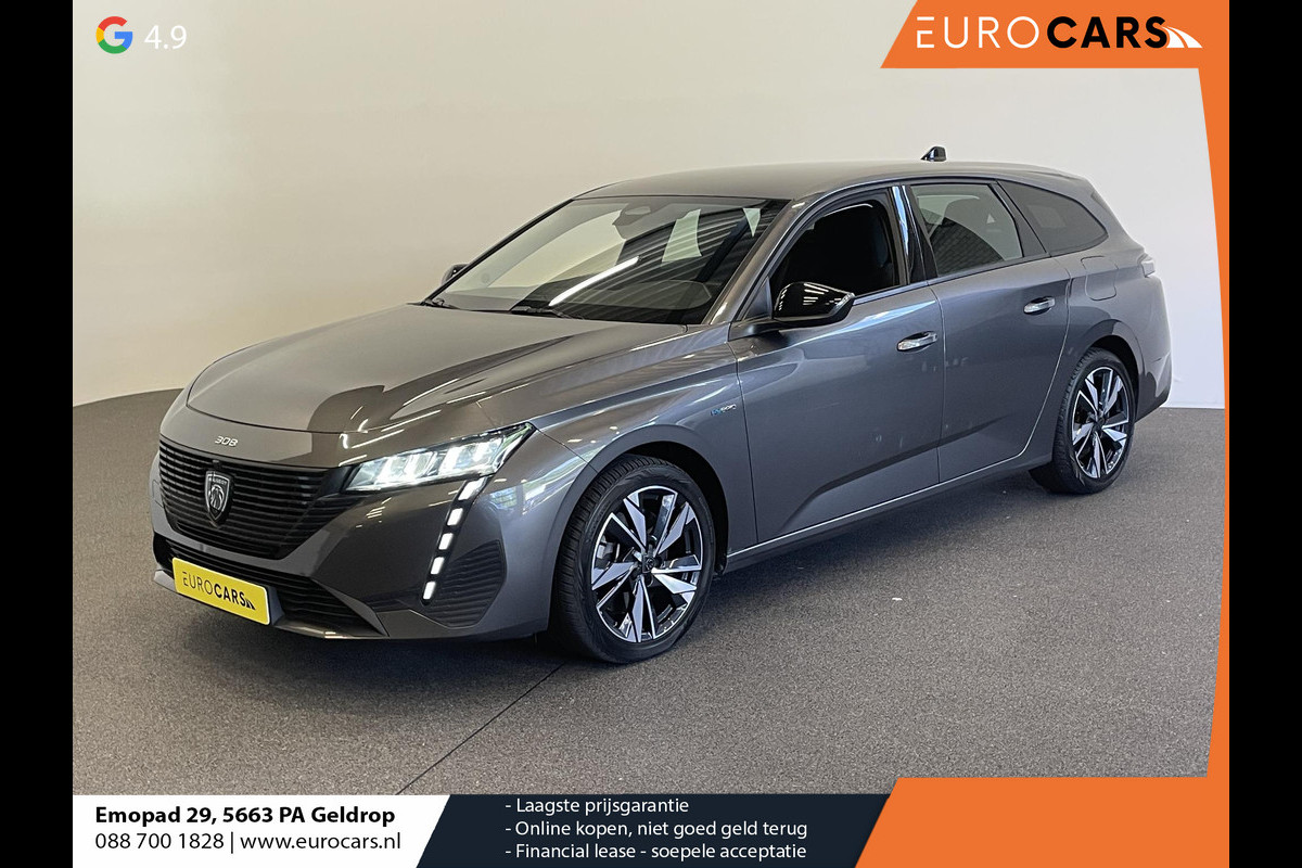 Peugeot 308 SW 1.6 PHEV 180pk Active Pack Business Navigatie Carplay PDC VA + Camera 17" LM Velgen Adaptive Cruise Control Full LED Virtual Cockpit