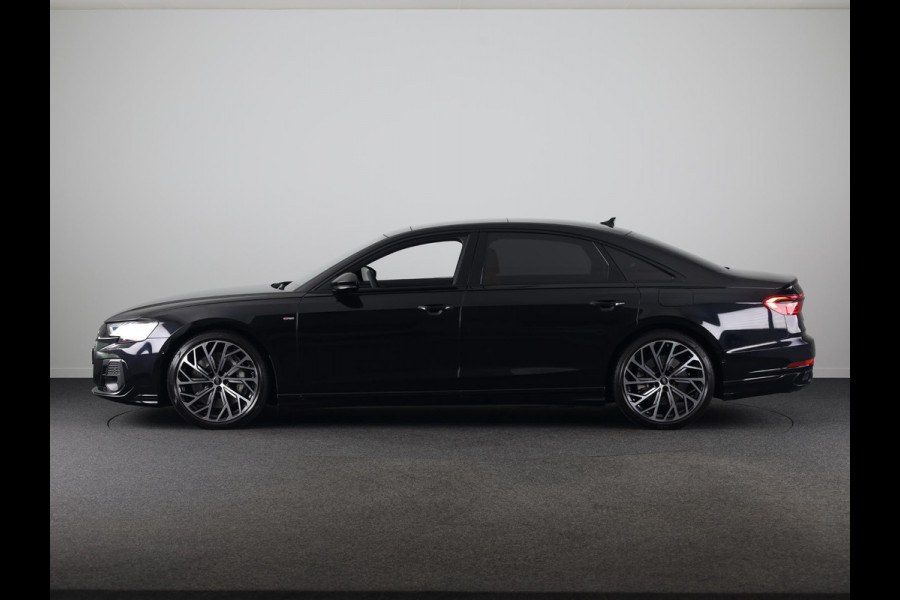 Audi A8 60 TFSI e quattro Lang 462pk |Panoramdak | Head Up display | Ventilatie + massage voor en achter | B&O | Luchtvering