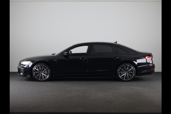 Audi A8 60 TFSI e quattro Lang 462pk |Panoramdak | Head Up display | Ventilatie + massage voor en achter | B&O | Luchtvering