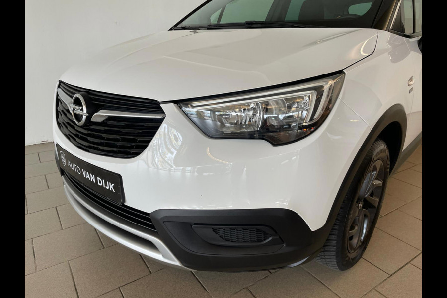 Opel Crossland X 1.2 Turbo 120 Jaar Edition AIRCO NAVI VIA APP CRUISE APPEL CARPLAY BLUETOOTH VELGEN ZWART DAK NETTE AUTO