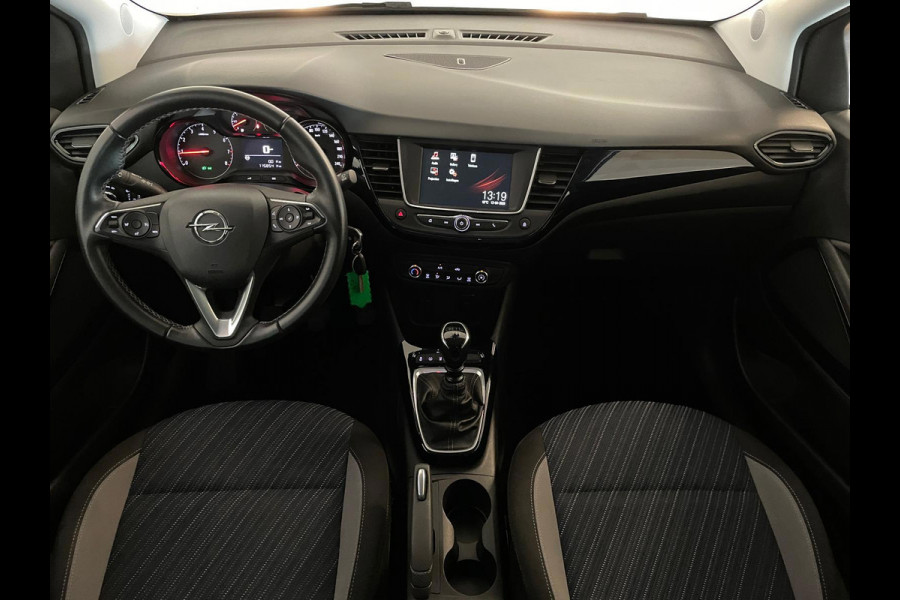 Opel Crossland X 1.2 Turbo 120 Jaar Edition AIRCO NAVI VIA APP CRUISE APPEL CARPLAY BLUETOOTH VELGEN ZWART DAK NETTE AUTO
