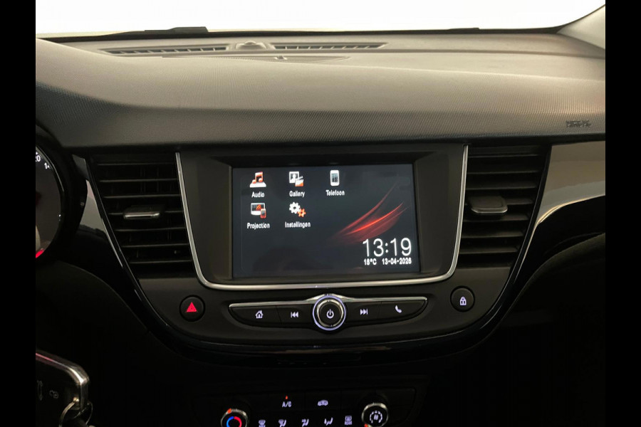 Opel Crossland X 1.2 Turbo 120 Jaar Edition AIRCO NAVI VIA APP CRUISE APPEL CARPLAY BLUETOOTH VELGEN ZWART DAK NETTE AUTO
