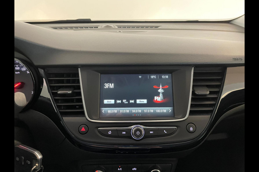 Opel Crossland X 1.2 Turbo 120 Jaar Edition AIRCO NAVI VIA APP CRUISE APPEL CARPLAY BLUETOOTH VELGEN ZWART DAK NETTE AUTO