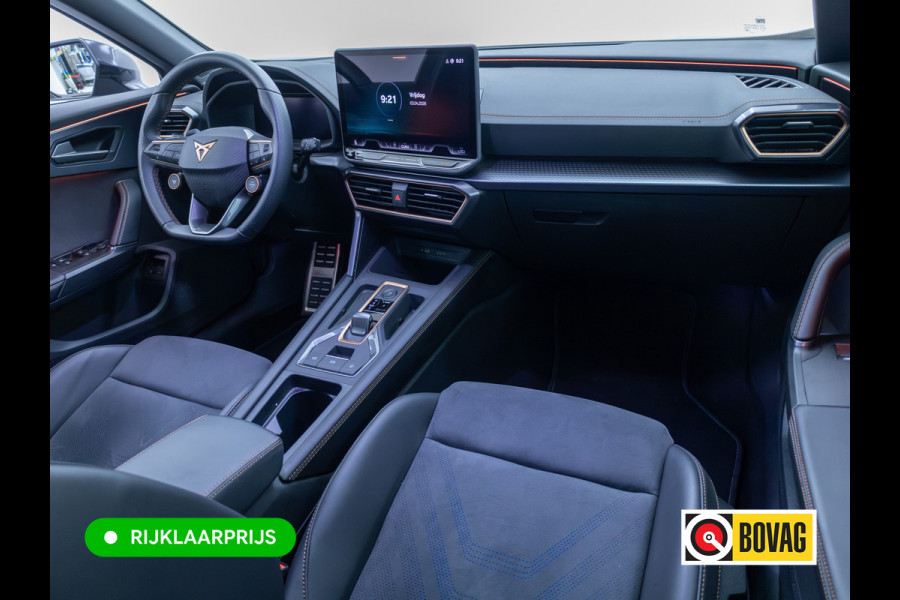 CUPRA Formentor 1.5 TSI e-Hybrid Business 204 PK | El.verst. stoel met geheugen | Stoel- stuurverwarming | 360 camera Adaptive cruise, Travel-assist'Navigatie, Aplle carplay/Android auto, All-season