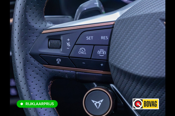CUPRA Formentor 1.5 TSI e-Hybrid Business 204 PK | El.verst. stoel met geheugen | Stoel- stuurverwarming | 360 camera Adaptive cruise, Travel-assist'Navigatie, Aplle carplay/Android auto, All-season