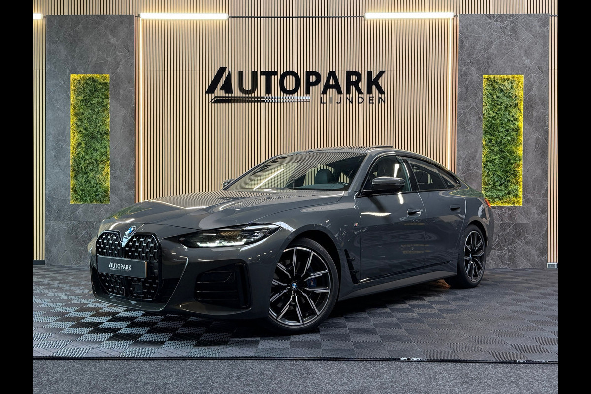 BMW 4 Serie Gran Coupé 420i Business Edition Plus M-SPORT|DAK|SFEERVERLICHTING|DEALER ONDERHOUDEN|LEDER|CAMERA|