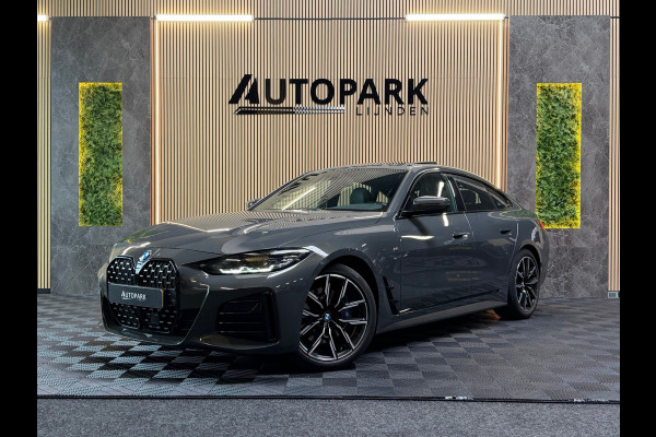 BMW 4 Serie Gran Coupé 420i Business Edition Plus M-SPORT|DAK|SFEERVERLICHTING|DEALER ONDERHOUDEN|LEDER|CAMERA|