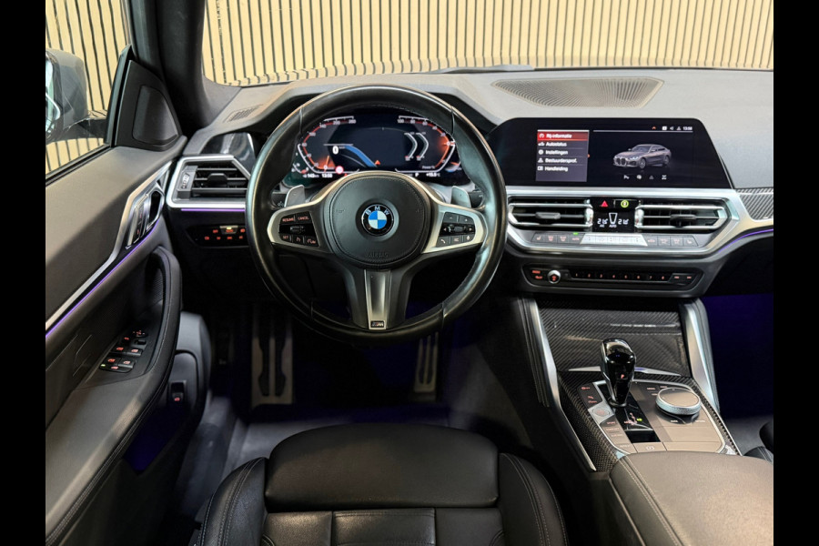 BMW 4 Serie Gran Coupé 420i Business Edition Plus M-SPORT|DAK|SFEERVERLICHTING|DEALER ONDERHOUDEN|LEDER|CAMERA|