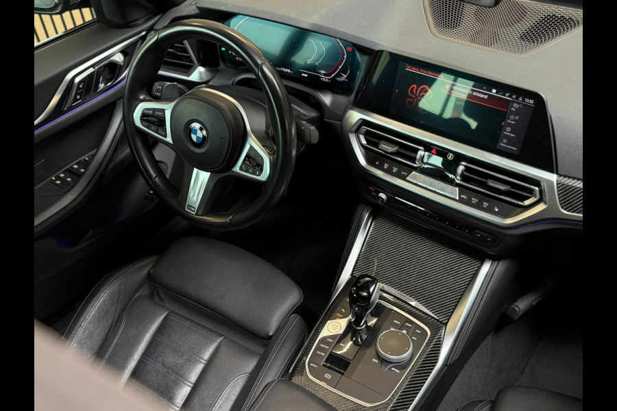 BMW 4 Serie Gran Coupé 420i Business Edition Plus M-SPORT|DAK|SFEERVERLICHTING|DEALER ONDERHOUDEN|LEDER|CAMERA|