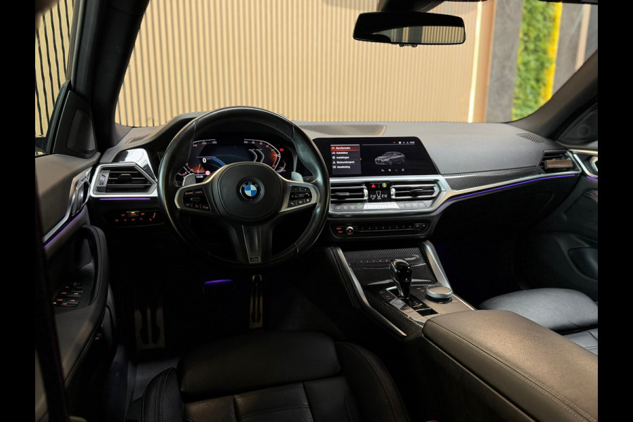 BMW 4 Serie Gran Coupé 420i Business Edition Plus M-SPORT|DAK|SFEERVERLICHTING|DEALER ONDERHOUDEN|LEDER|CAMERA|
