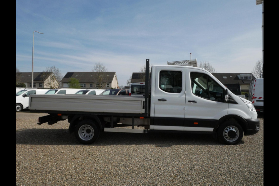 Ford Transit 2.0 TDCI 170PK Pick-up Dubbel cabine open laadbak Dubbel lucht, Trekhaak 3.500 KG, Laadbak L*B*H = 315*210*40