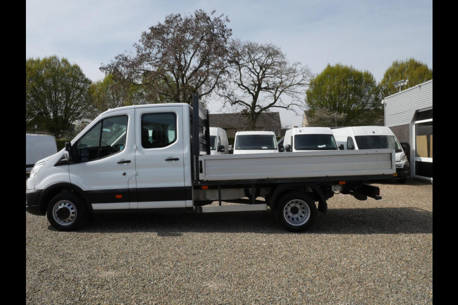 Ford Transit 2.0 TDCI 170PK Pick-up Dubbel cabine open laadbak Dubbel lucht, Trekhaak 3.500 KG, Laadbak L*B*H = 315*210*40