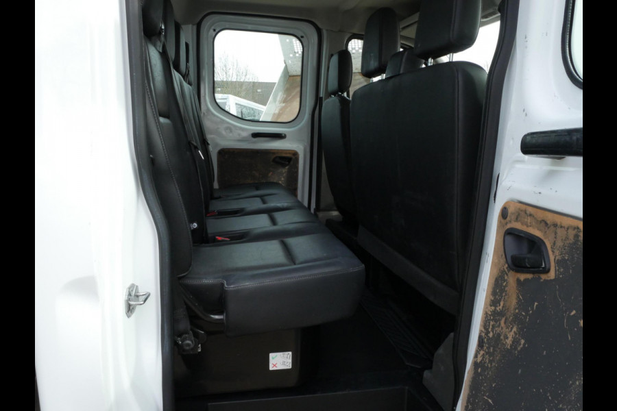 Ford Transit 2.0 TDCI 170PK Pick-up Dubbel cabine open laadbak Dubbel lucht, Trekhaak 3.500 KG, Laadbak L*B*H = 315*210*40