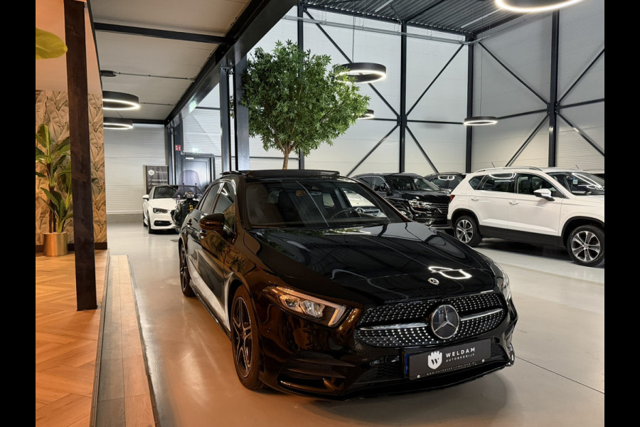 Mercedes-Benz A-Klasse 200 AMG Line Junge Sterne Garantie Pano Ambient Night Camera Carplay StoelVW Cruise Clima Navi Dab Rijklaar