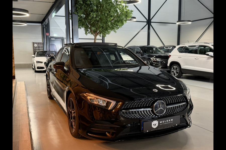 Mercedes-Benz A-Klasse 200 AMG Line Junge Sterne Garantie Pano Ambient Night Camera Carplay StoelVW Cruise Clima Navi Dab Rijklaar