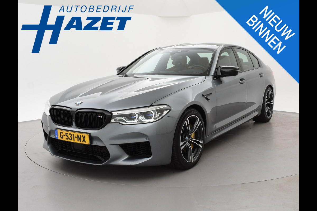 BMW M5 COMPETITION 625 PK ORIG. NL BTW + B&W | HEAD-UP | KERAMISCH | ADAPTIVE CRUISE | SCHERMEN ACHTERIN