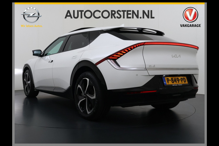 Kia Ev6 Plus Advanced 77.4 kWh Leer Schuif-kanteldak Camera Adap.Cruise Warmtepomp V2L Elektr.-Stoel-Massage+Ventilatie+Verwarmd+Memory  SOH 100% DAB Elek.Achterklep Lmv 20" Lane Assist Privacy Glas 1.600kg Trekvermogen! 1e Eigenaar Dealeronderhouden Origineel Nederlandse Auto Nieuwprijs €53.860,- snelladen tot 240 KW