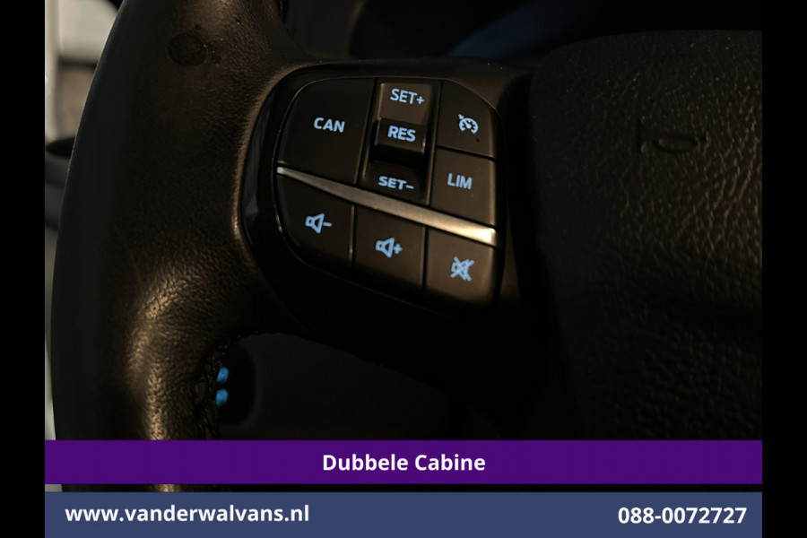 Ford Transit Custom 2.0 TDCI 131pk L2H1 Dubbele Cabine Euro6 Airco | 5-Zits | Navigatie | Cruisecontrol | LED | 2800kg Trekhaak Stoelverwarming, Parkeersensoren, Achterklep
