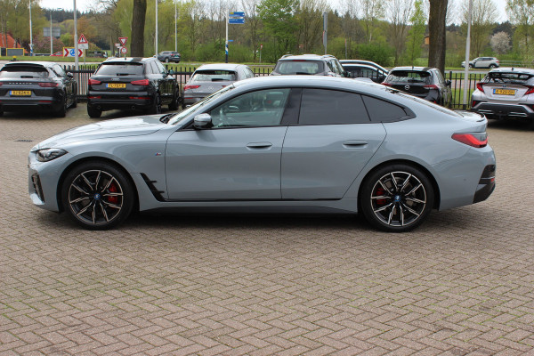 BMW i4 eDrive40 High Executive 84 kWh / SoH 93,5% / Trekhaak / 360Camera / Head-up / Leder / 19'' / Navigatie / Stoelverwarming / DAB / Cruise Control