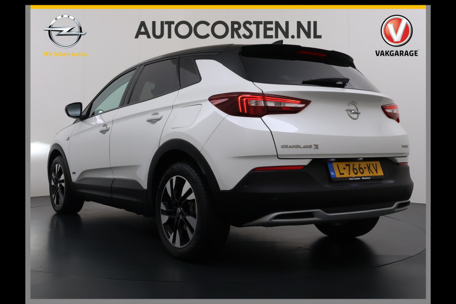 Opel Grandland X 1.6T 225pk PHEV Hybride AUT-8. Navi 360°Camera 1/2 Leer Apple Carplay Android Two-Tone AGR-Comfort Stoelen StoelverwarmingAuto E Elek.Achterklep Led Privacy Glas Lmv Isofix DAB Bluetooth Lane Assist Regen-Lichtsensor Keyless 1e Eigenaar Dealeronderhouden Origineel Nederlandse Auto € 46.000 nieuw!
