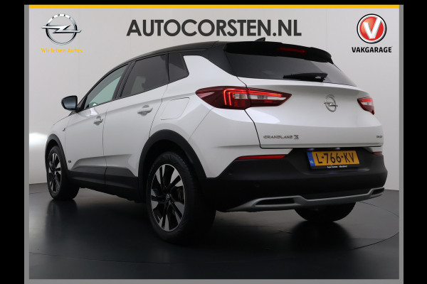 Opel Grandland X 1.6T 225pk PHEV Hybride AUT-8. Navi 360°Camera 1/2 Leer Apple Carplay Android Two-Tone AGR-Comfort Stoelen StoelverwarmingAuto E Elek.Achterklep Led Privacy Glas Lmv Isofix DAB Bluetooth Lane Assist Regen-Lichtsensor Keyless 1e Eigenaar Dealeronderhouden Origineel Nederlandse Auto € 46.000 nieuw!