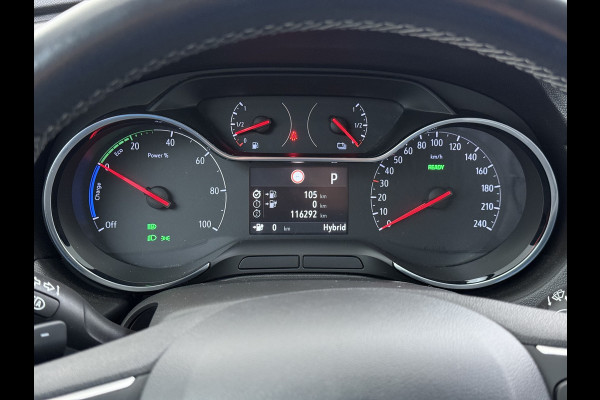 Opel Grandland X 1.6T 225pk PHEV Hybride AUT-8. Navi 360°Camera 1/2 Leer Apple Carplay Android Two-Tone AGR-Comfort Stoelen StoelverwarmingAuto E Elek.Achterklep Led Privacy Glas Lmv Isofix DAB Bluetooth Lane Assist Regen-Lichtsensor Keyless 1e Eigenaar Dealeronderhouden Origineel Nederlandse Auto € 46.000 nieuw!