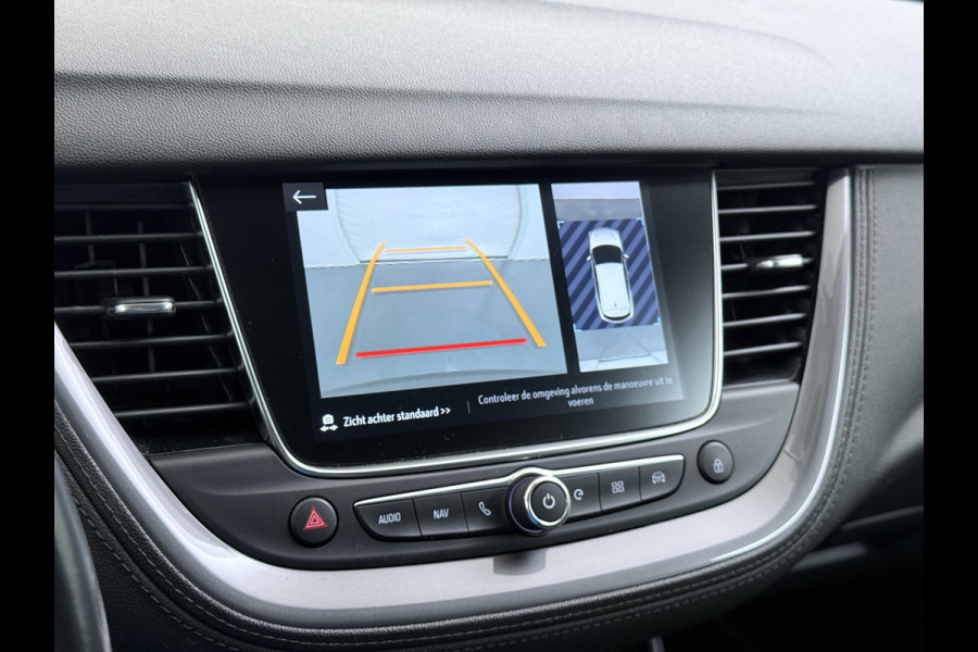 Opel Grandland X 1.6T 225pk PHEV Hybride AUT-8. Navi 360°Camera 1/2 Leer Apple Carplay Android Two-Tone AGR-Comfort Stoelen StoelverwarmingAuto E Elek.Achterklep Led Privacy Glas Lmv Isofix DAB Bluetooth Lane Assist Regen-Lichtsensor Keyless 1e Eigenaar Dealeronderhouden Origineel Nederlandse Auto € 46.000 nieuw!