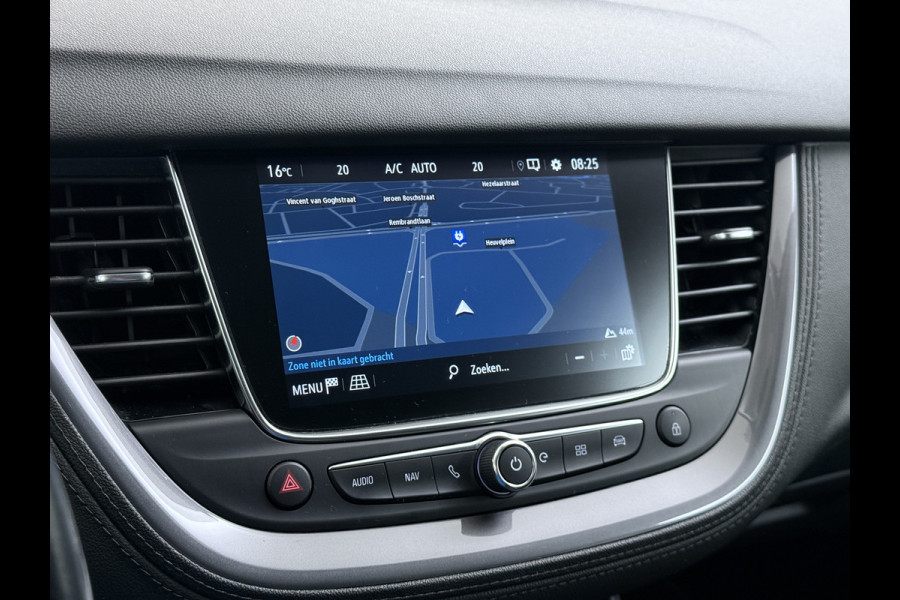 Opel Grandland X 1.6T 225pk PHEV Hybride AUT-8. Navi 360°Camera 1/2 Leer Apple Carplay Android Two-Tone AGR-Comfort Stoelen StoelverwarmingAuto E Elek.Achterklep Led Privacy Glas Lmv Isofix DAB Bluetooth Lane Assist Regen-Lichtsensor Keyless 1e Eigenaar Dealeronderhouden Origineel Nederlandse Auto € 46.000 nieuw!