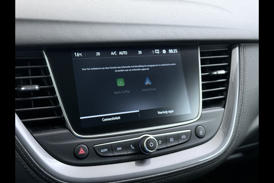 Opel Grandland X 1.6T 225pk PHEV Hybride AUT-8. Navi 360°Camera 1/2 Leer Apple Carplay Android Two-Tone AGR-Comfort Stoelen StoelverwarmingAuto E Elek.Achterklep Led Privacy Glas Lmv Isofix DAB Bluetooth Lane Assist Regen-Lichtsensor Keyless 1e Eigenaar Dealeronderhouden Origineel Nederlandse Auto € 46.000 nieuw!