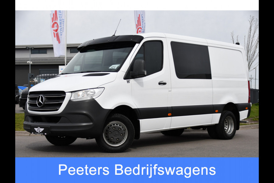 Mercedes-Benz Sprinter 516 2.2 CDI L2H1 DC PB Edition N1! Camera, Cruise, Carplay, 3500kg Trekhaak, Stoelverwarming, 164pk, geveerde stoel, Uniek!