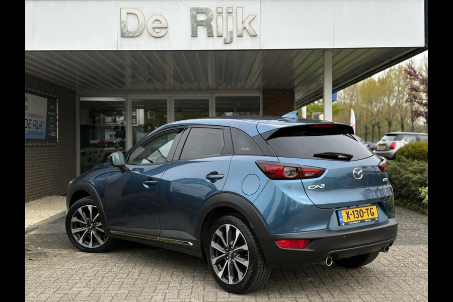 Mazda CX-3 2.0 SkyActiv-G 120 GT-M | Full Option | Leather Pack, Navi, Camera, ACC, Stoel+Stuurverw. | Zeer goed onderhouden!|