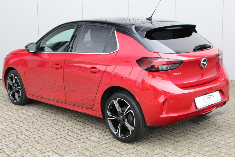 Opel Corsa 1.2-100 pk Turbo GS-Line. Erg mooie sportieve wagen, slechts 25.500km ! Panoramadak, Stoel- en stuurwielverwarming, Cruise Control, Climate Control, Apple CarPlay/Android auto, Camera, Dodehoek assistent