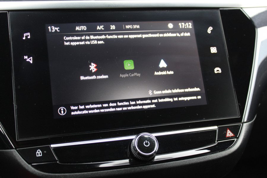 Opel Corsa 1.2-100 pk Turbo GS-Line. Erg mooie sportieve wagen, slechts 25.500km ! Panoramadak, Stoel- en stuurwielverwarming, Cruise Control, Climate Control, Apple CarPlay/Android auto, Camera, Dodehoek assistent