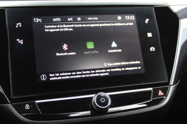 Opel Corsa 1.2-100 pk Turbo GS-Line. Erg mooie sportieve wagen, slechts 25.500km ! Panoramadak, Stoel- en stuurwielverwarming, Cruise Control, Climate Control, Apple CarPlay/Android auto, Camera, Dodehoek assistent