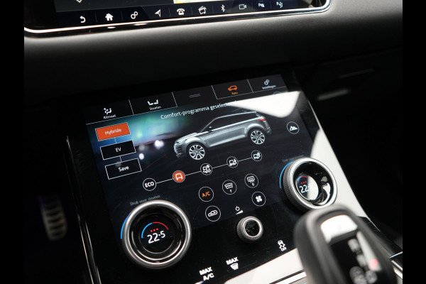 Land Rover Range Rover Evoque P300e AWD R-Dynamic PHEV 309pk | Panodak | 360 Camera | Adaptive Cruise | Head Up | Meridian Audio | Lederen Sportstoelen Memory & Verwarmd | Keyless | Apple Carplay | Sfeerverlichting | Navigatie | Virtual | DAB | Plug In Hybrid |