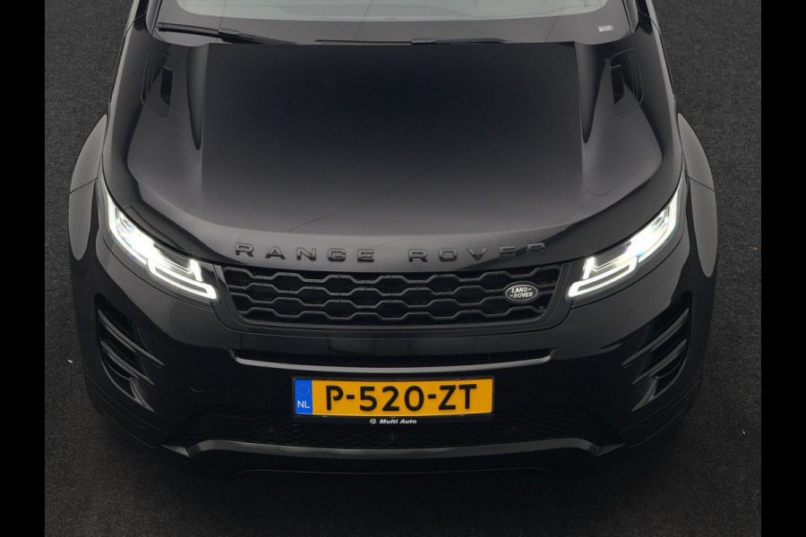 Land Rover Range Rover Evoque P300e AWD R-Dynamic PHEV 309pk | Panodak | 360 Camera | Adaptive Cruise | Head Up | Meridian Audio | Lederen Sportstoelen Memory & Verwarmd | Keyless | Apple Carplay | Sfeerverlichting | Navigatie | Virtual | DAB | Plug In Hybrid |