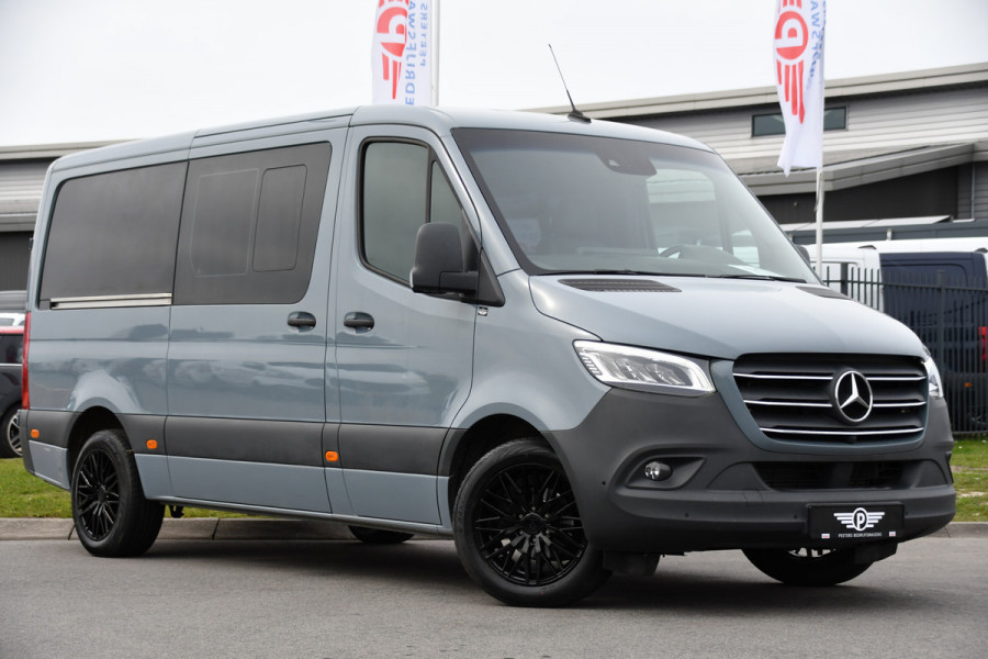 Mercedes-Benz Sprinter 319 V6 3.0 CDI L2H1 DC PB Edition Cruise, Camera, Carplay, 10,5'' Mbux, LED, Leder, Memorie, Trekhaak, 5 Zits, Uniek!