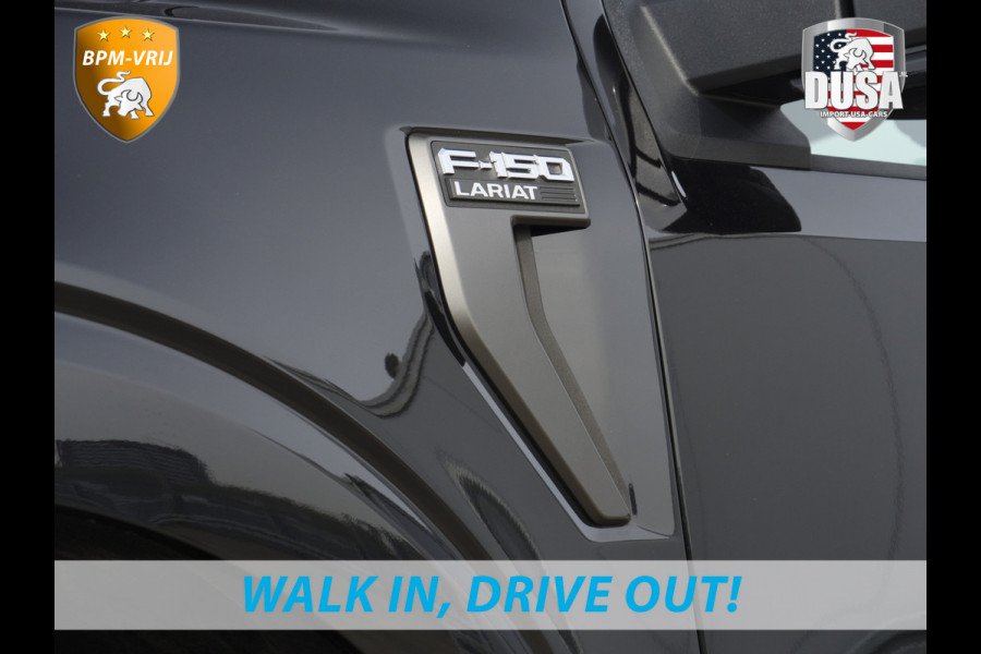 Ford USA F-150 5.0 V8 | Super Crew | Lariat FX4 | Black Edition | 360 Camera | Pano | Black Edition | Getoonde accessoires zijn verkrijgbaar tegen meerprijs